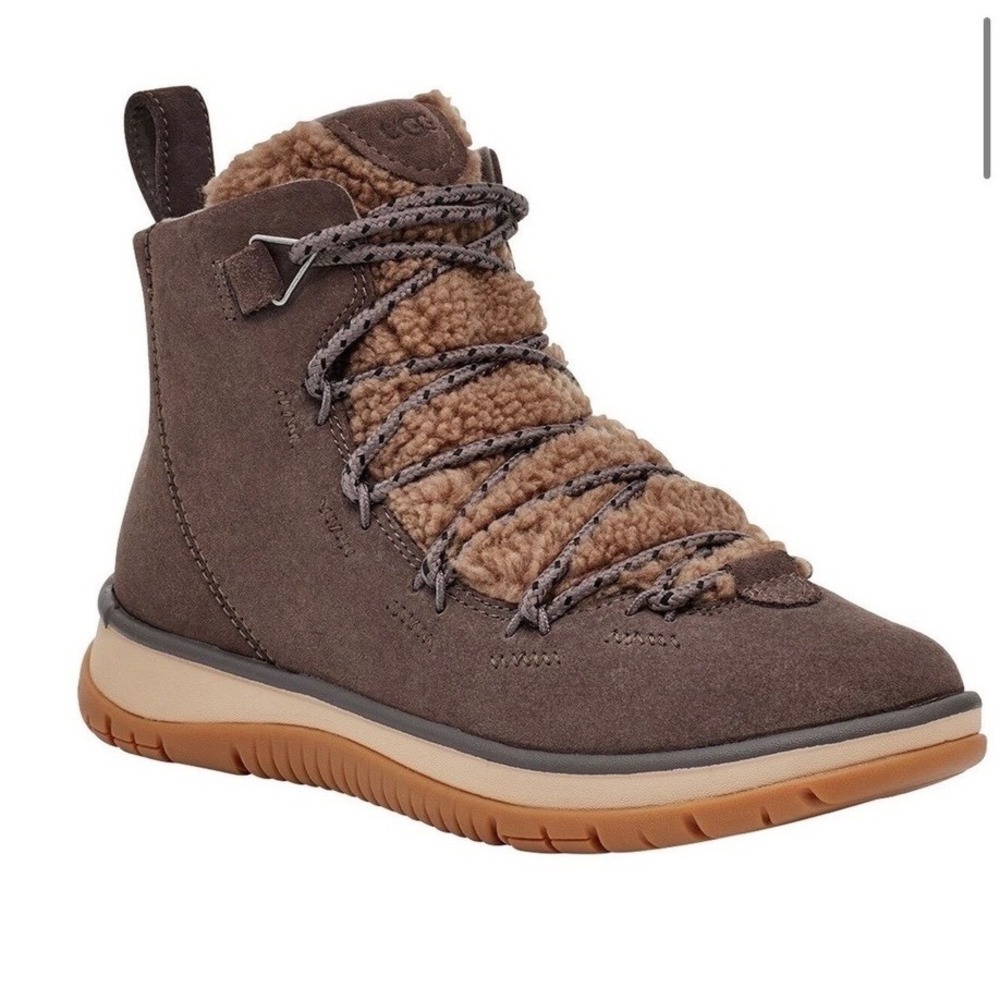 Ugg Boots Womens 6 Lakesider Heritage Brown Lace Up Waterproof Outdoor Gorpcore